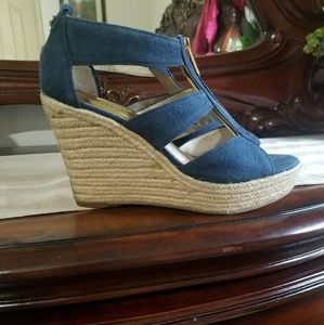 Michael kors soft demin wedges